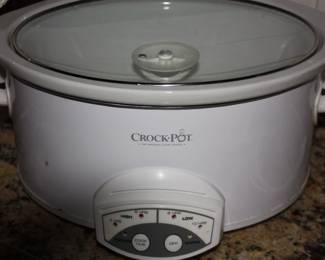 White crockpot