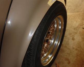 68 VW bug: Owned by gentleman in his 80's. Always garage kept and no rust. New Eagle GT P205/60 GR15 tires on new gold wheels. New: Fender flares/windshield/back glass & side glass/badges/rubber gaskets/ blinkers/bumpers & mounts/exhaust/outside mirror/head lights  NEW Interior: door panels/seats (front and rear)/head liner/carpet.