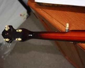 Berman 5 string banjo along w/banjo magazines