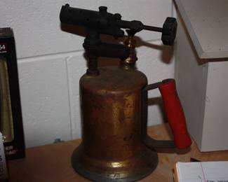 Vintage brass blow torch