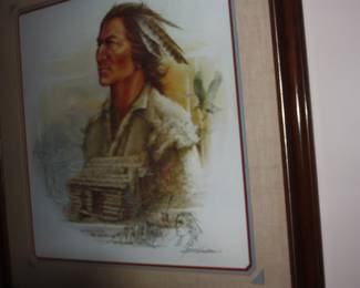 Framed/matted signed print  special signature  Hiskyteehee  (Five Killer)   Artist Proof