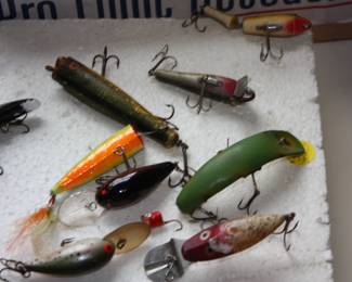 Various fishing lures