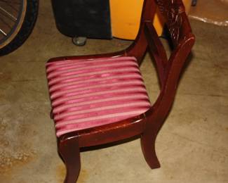 Child's mahogany chair