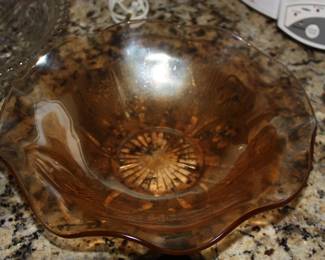3 Depression glass bowls