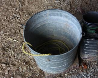 Galvanized pail
