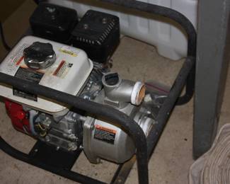 Honda GX 160 pump w/fire hose