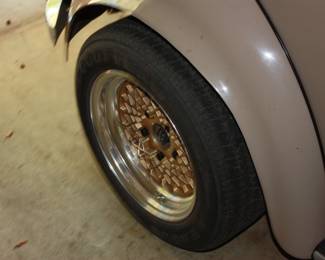 68 VW bug: Owned by gentleman in his 80's. Always garage kept and no rust. New Eagle GT P205/60 GR15 tires on new gold wheels. New: Fender flares/windshield/back glass & side glass/badges/rubber gaskets/ blinkers/bumpers & mounts/exhaust/outside mirror/head lights  NEW Interior: door panels/seats (front and rear)/head liner/carpet.