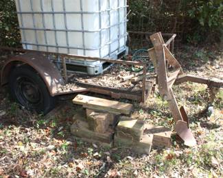 Single axle trailer 4' x 8'