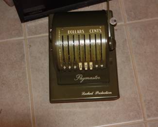 Vintage Paymaster check writer