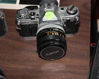 Canon AE1 35 mm film camera