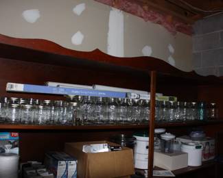 Mason jars (plus 11 more cases)