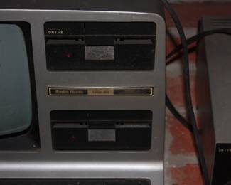 Midcentury Radio Shack computer w/drive