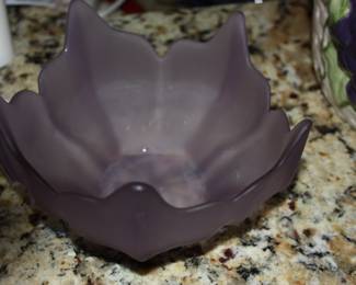 Purple bloom bowl