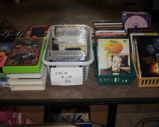 Various cd's/DVD's/VHS