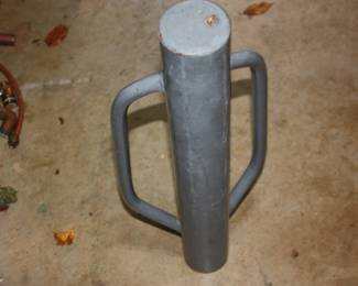Metal fence post hammer