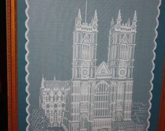 Notre Dame framed picture