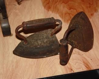 2  sad irons