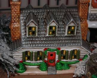 Lefton Colonial Christmas village:  House