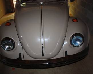 68 VW bug: Owned by gentleman in his 80's. Always garage kept and no rust. New Eagle GT P205/60 GR15 tires on new gold wheels. New: Fender flares/windshield/back glass & side glass/badges/rubber gaskets/ blinkers/bumpers & mounts/exhaust/outside mirror/head lights  NEW Interior: door panels/seats (front and rear)/head liner/carpet.