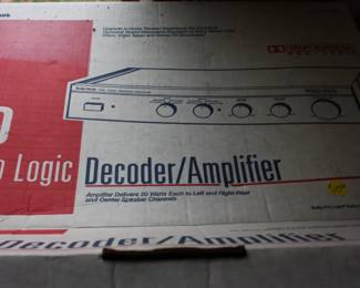 NIB Pro Logic Decoder Amplifier Dolby surround  Radio Shack