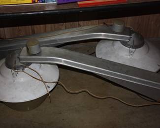 Pair outside Halogen lights