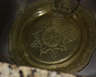 3 Depression glass bowls