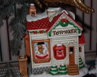 Lefton Colonial Christmas village: Toymaker