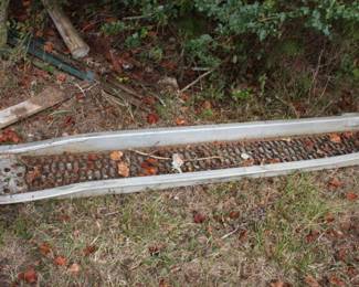 Pair aluminum ramps w/sides
