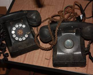 Vintage telephones