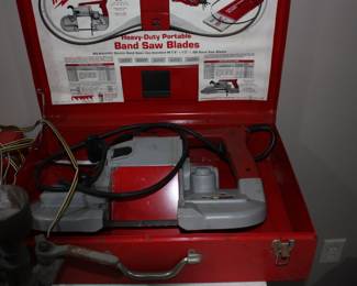 Milwaukee Heavy Duty Deep Cut band saw in case