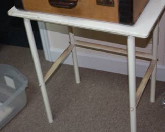 Small white table