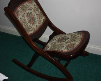 Vintage collapsible rocker