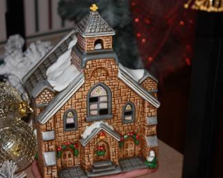 Lefton Colonial Christmas village:  1986 Church
