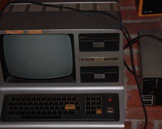 Midcentury Radio Shack computer w/drive