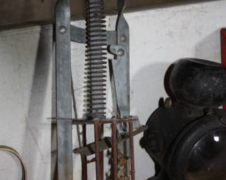 Vintage spring loaded plunger