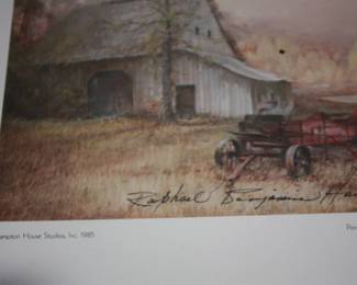 In clear sleeve Reliance signed "Raphael Benjamin Hampton'