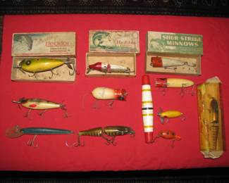 Vintage fishing lures