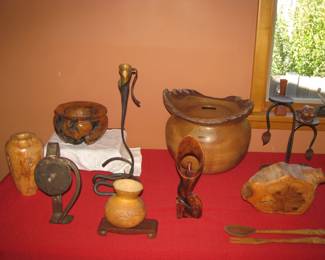 Wood and metal items