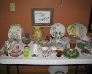 Collectible glass and china