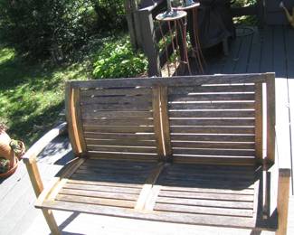 Outdoor bench