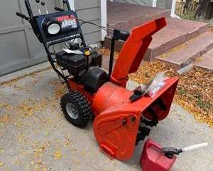 Ariens 926LE Snow Blower Gasoline Powered Orange Outdoor Snow Remover