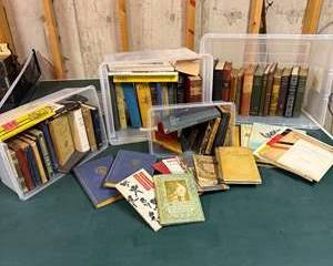 Classic Literature and Poetry Books with Decorative Covers and Varied Bindings