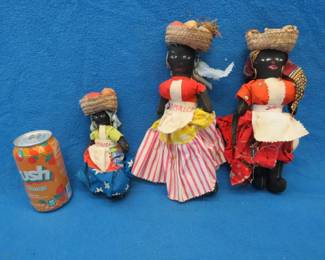 Lot 311. Souvenir handmade dolls from Jamaica