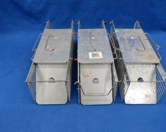 Lot 322. Three Havahart live-traps