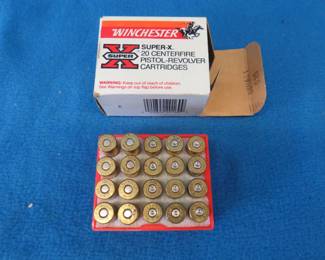 Lot 146. Winchester 45 Colt. 8 rounds and 12 cases