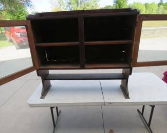 Lot 197. Hutch 41"H x 38 1/2"H x 12"D