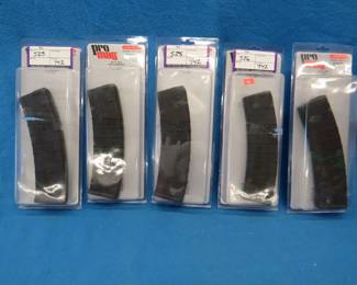 Lot 239. Five NIP ProMag AR-15 42-round magazines