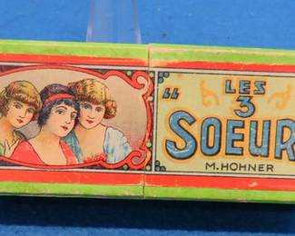 Lot 256. Hohner Les 3 Soeurs 24-hole diatonic harmonica, in a box in excellent condition. Sounds great