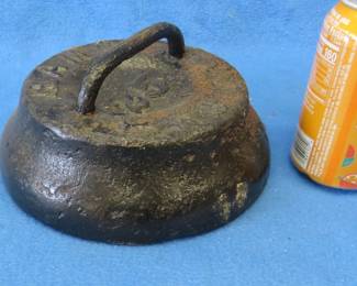 Lot 118. Approx. 19 lb. horse hobble recovered from a lake bottom. Probably from ice harvesting days