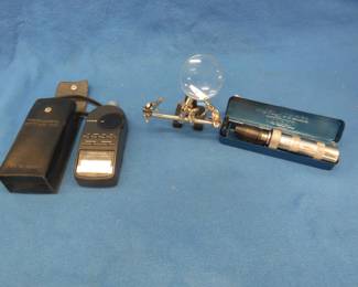Lot 214. Vessel impact driver, Realistic sound meter, and a helping hands